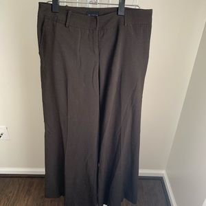 The Limited Flowy Brown Formal Pants